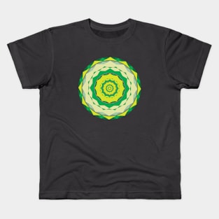 Green yellow decoration Kids T-Shirt